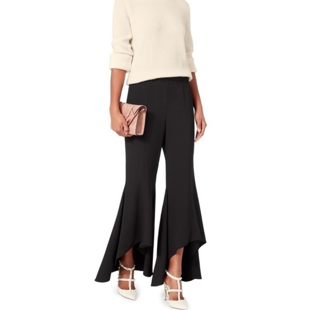 Intermix Womens High Rise Giant Flare Leg Dress Pants Trouser Size 0